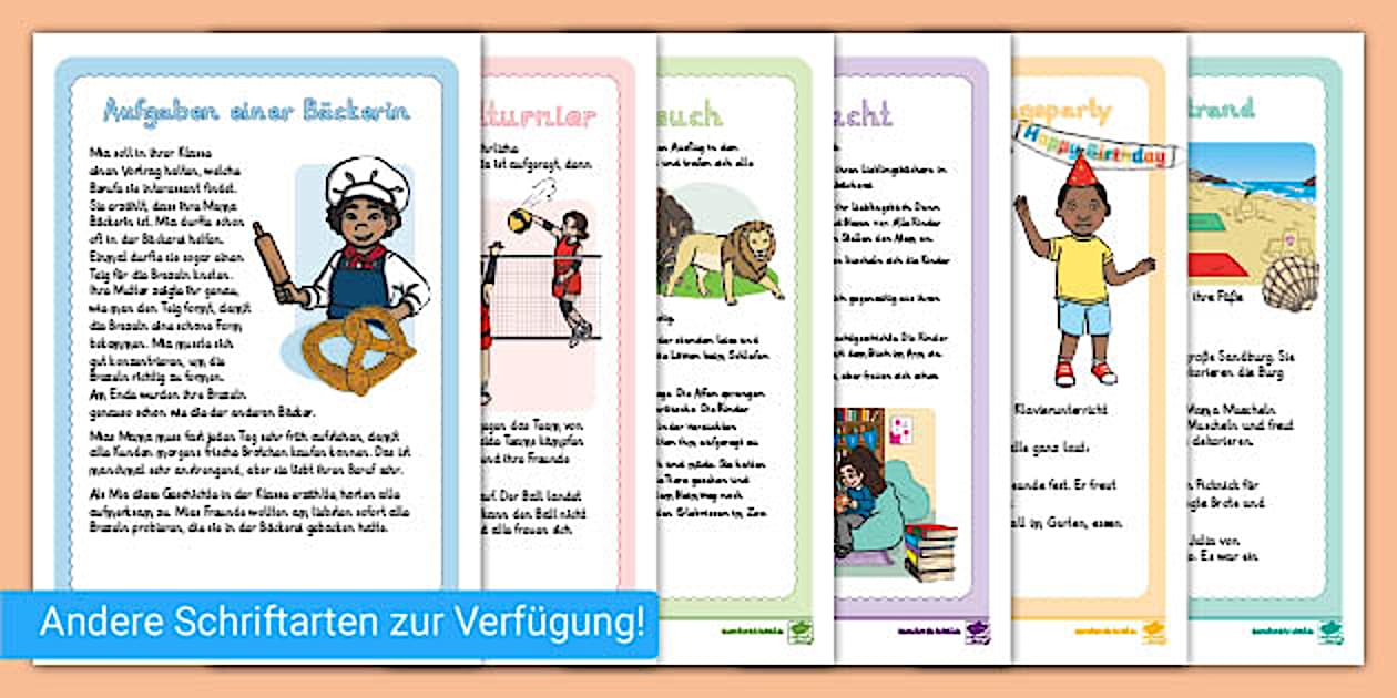 Lesetexte für die 1. Klasse - Materialienbündel - Twinkl