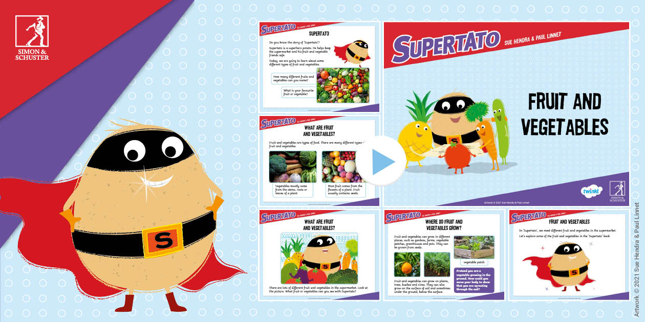 Supertato: Fruit and Vegetables PowerPoint