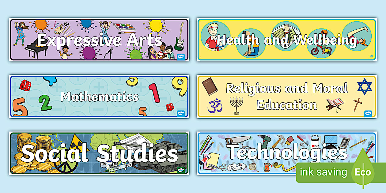 👉 Curriculum For Excellence Display Banner Pack - Twinkl