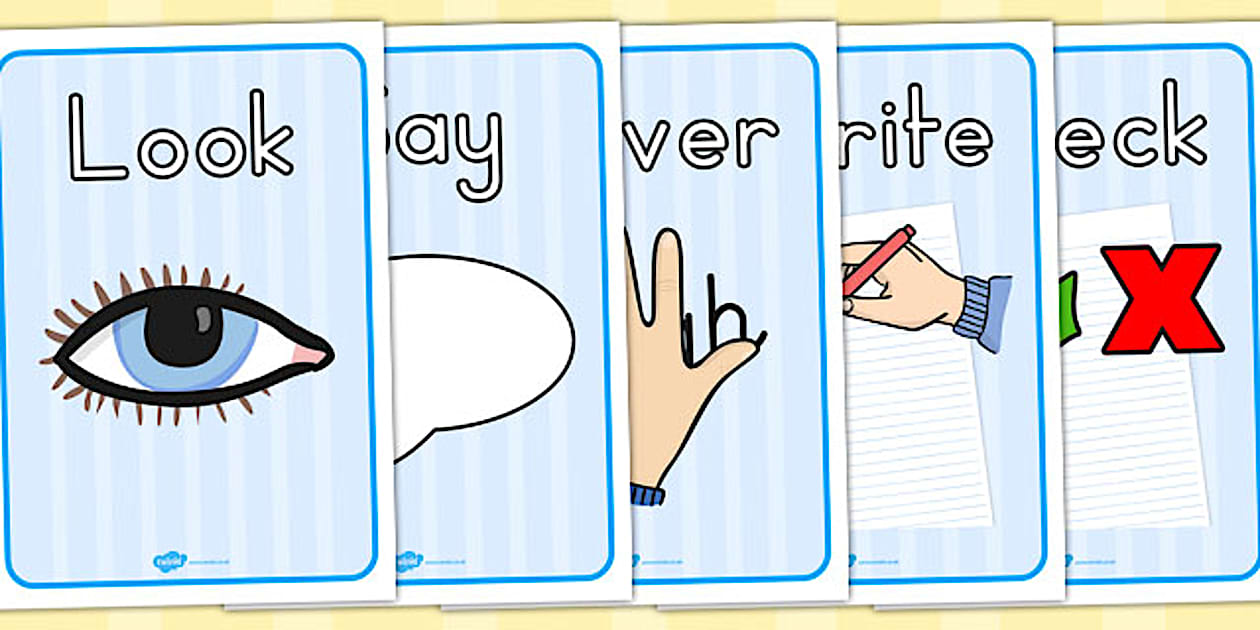 Look Cover Write Check Visual Aids
