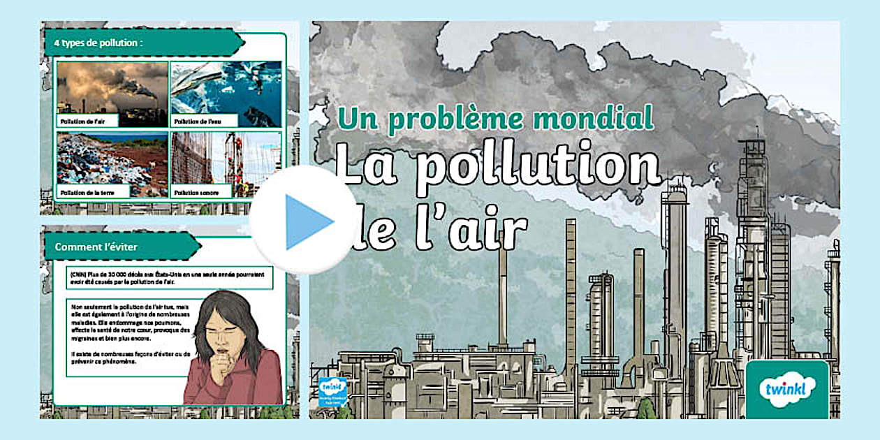 La pollution de l'air (teacher made) - Twinkl