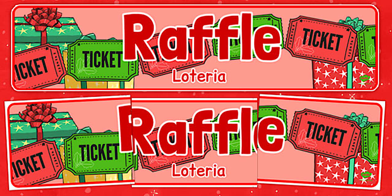 Christmas Themed Raffle Banner Polish Translation - Twinkl