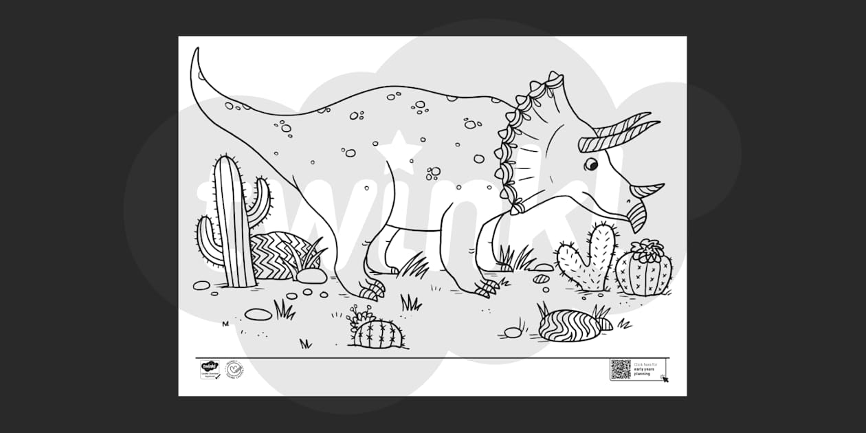 아기 공룡 색칠하기