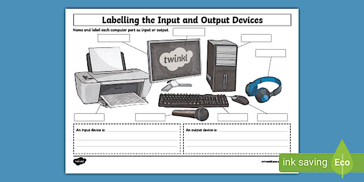 Editable Input and Output Devices (teacher made) - Twinkl