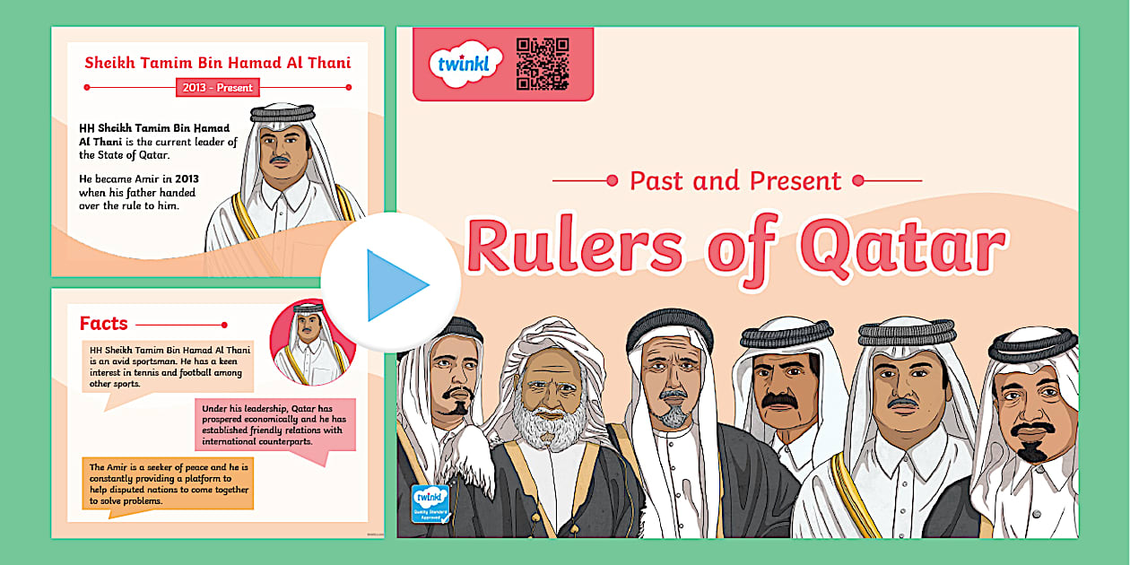 Rulers of Qatar PowerPoint (Teacher Made) Twinkl