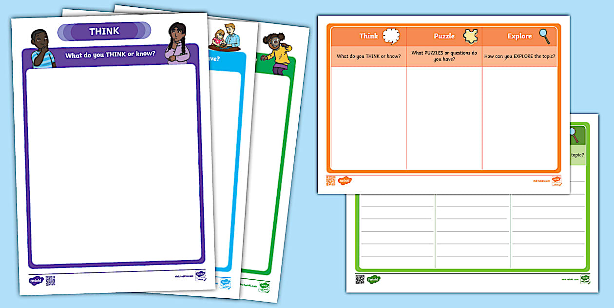 Visible Thinking Routines Think Puzzle Explore Twinkl