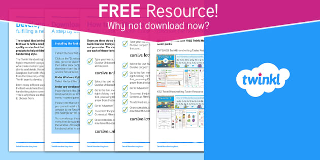 Free Handwriting Fonts Guide | Handwriting Font