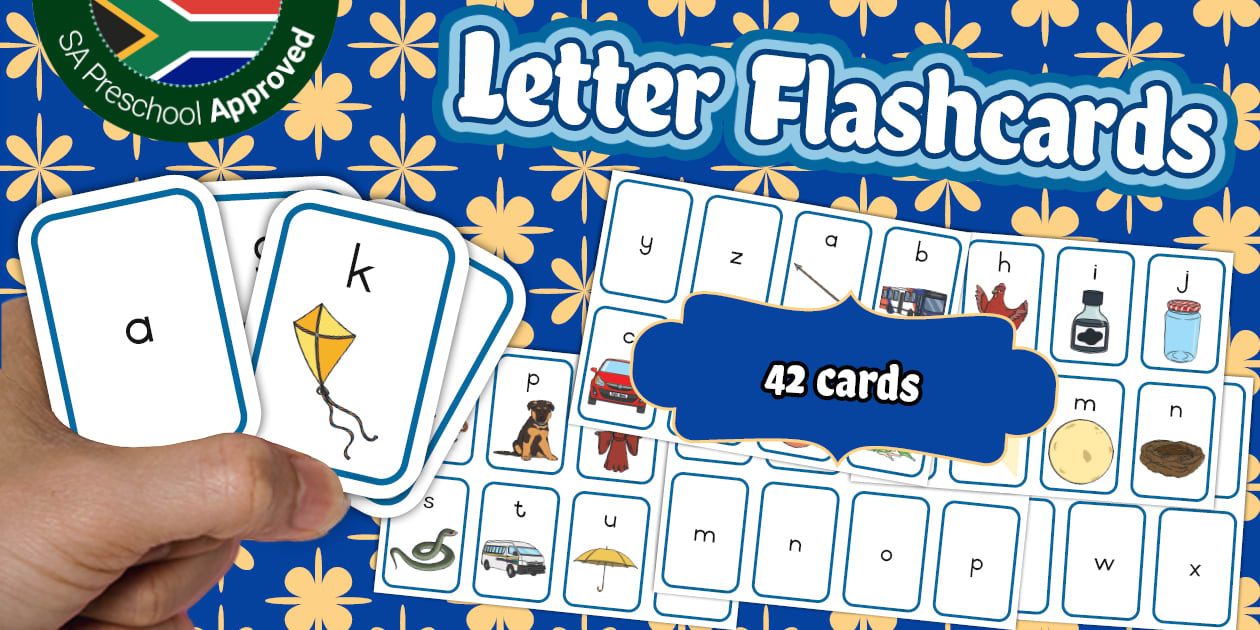 Preschool: Letter Flashcards
