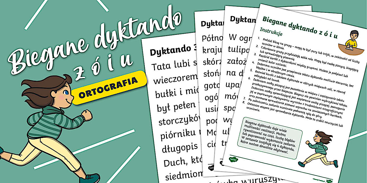 Pisownia Wyraz w Z I U Biegane Dyktando pisownia-wyraz-w-z-i-u-biegane-dyktando