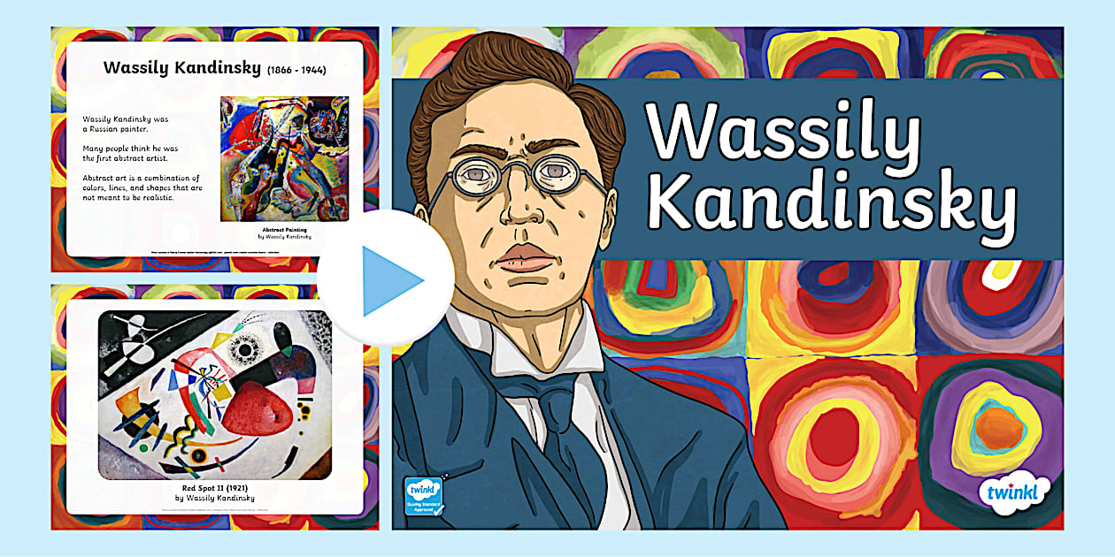 Wassily Kandinsky Lesson PowerPoint for 3rd 5th Grade