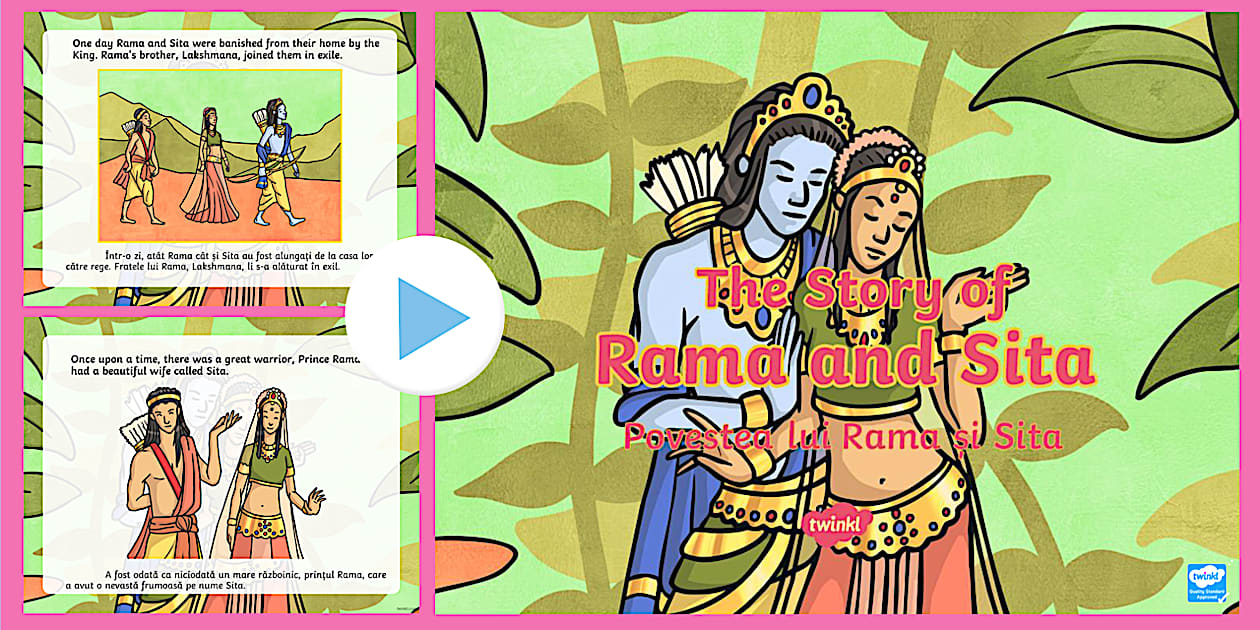 Rama R N The Story of Rama and Sita PowerPoint English/Romanian - Rama and Sita