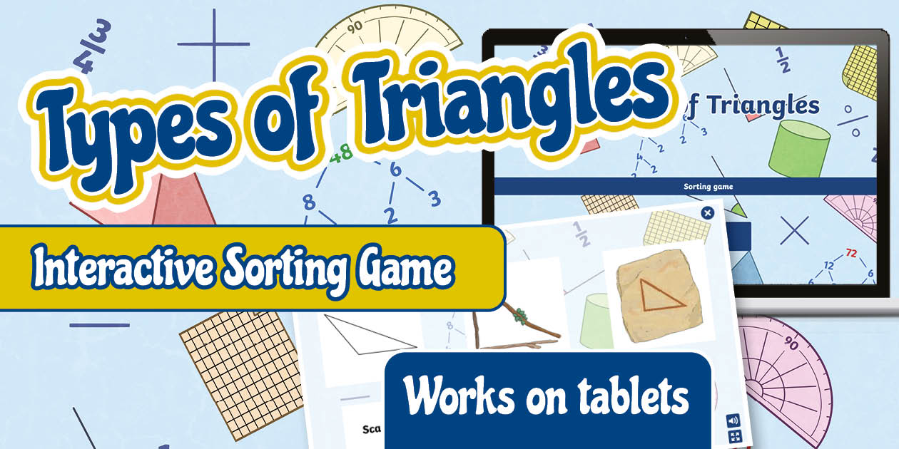 Types of Triangles Interactive Sorting Activity