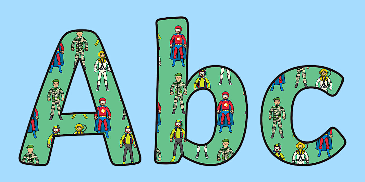Action Toy Display Lettering Pack (teacher made) - Twinkl