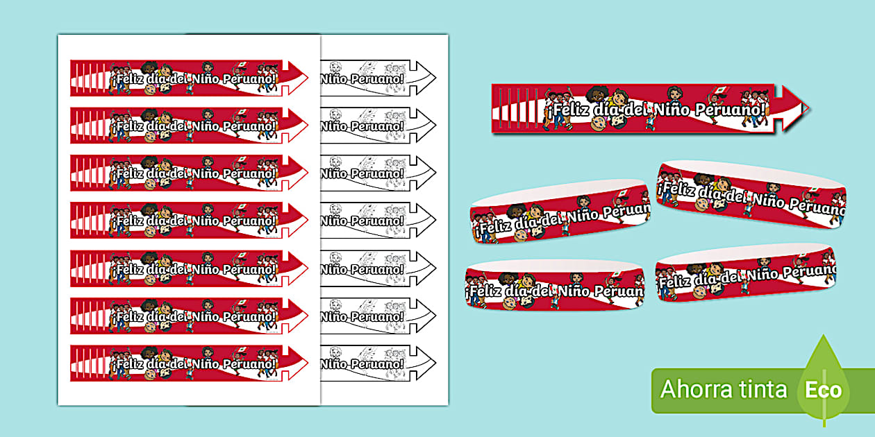 Brazalete: Día del Niño Peruano