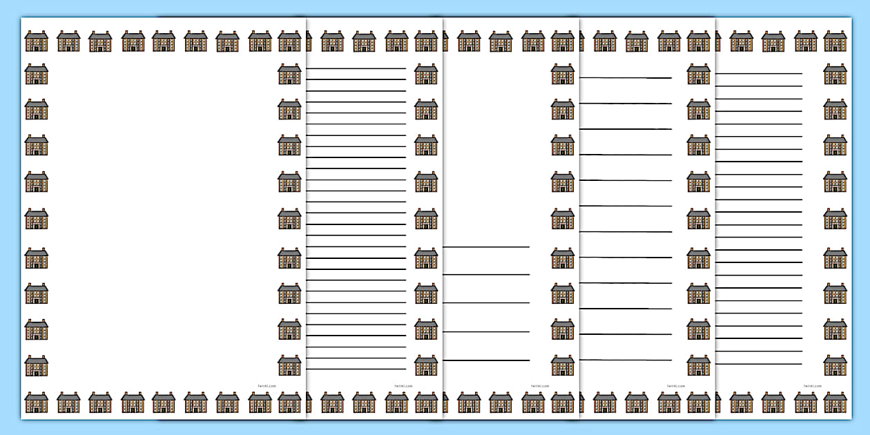 Hospital Portrait Page Borders- Portrait Page Borders