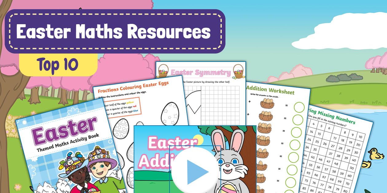 Top 10 EYFS/ KS1 Easter Maths Worksheets and Resources