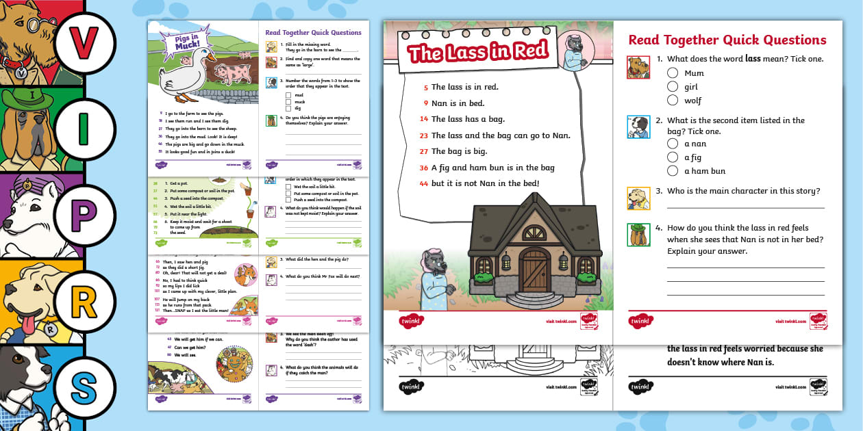 Traditional Tales Phonetically Decodable 60 Second Reads Pack