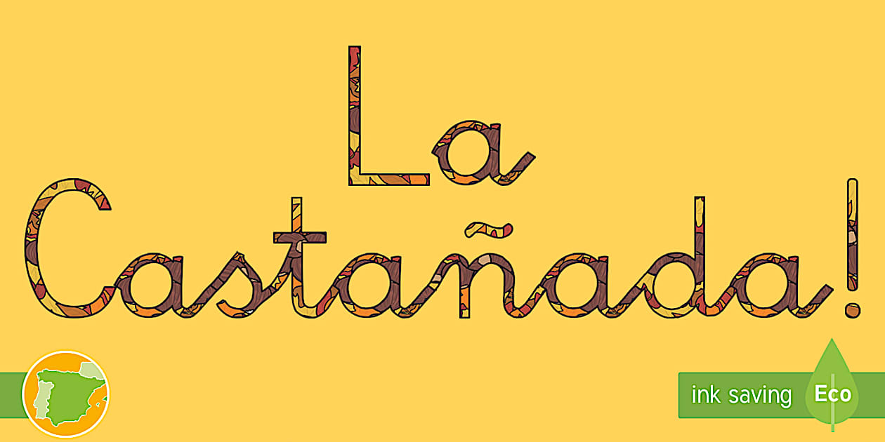 Letras de mural: La Castañada
