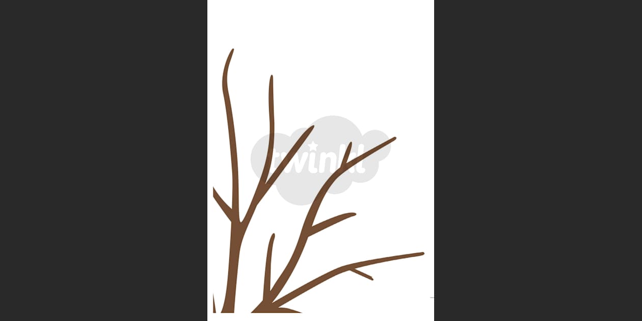 ? Large Tree Cut-Out Template