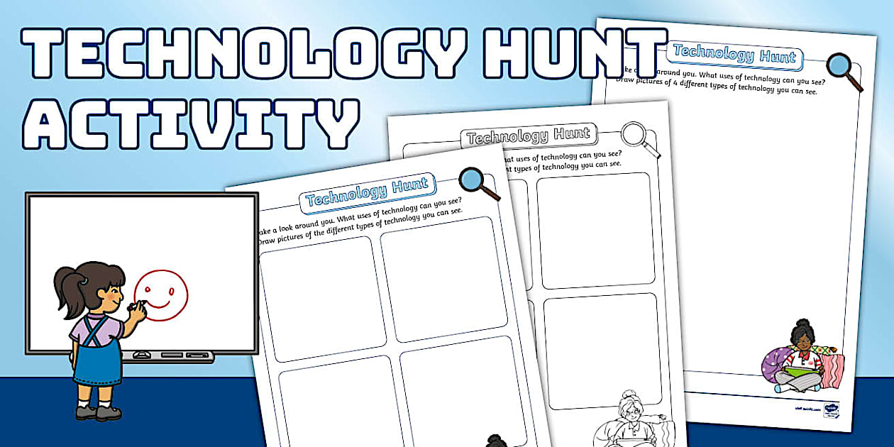 Technology Hunt Activity Sheet | Twinkl