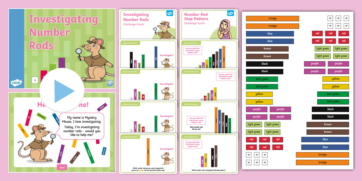 Number Rods Control Chart ๐ Investigating Number Rods Activity Pack