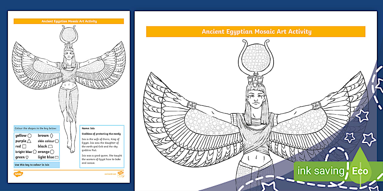 Ancient Egyptian Mosaic Art Activity (Ages 7 - 11) - Twinkl