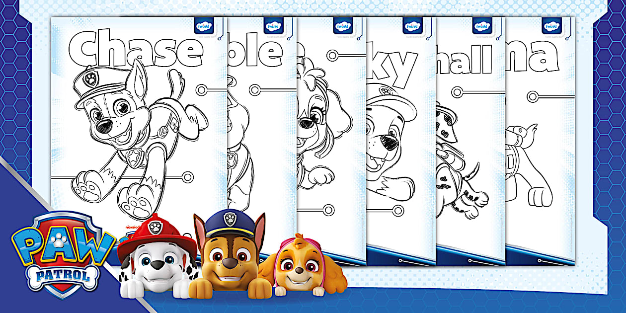 paw patrol immagini da stampare