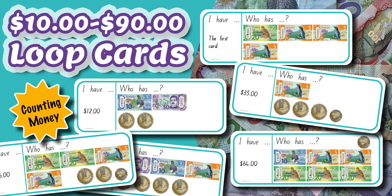 $10.00 - $90.00 Loop Cards