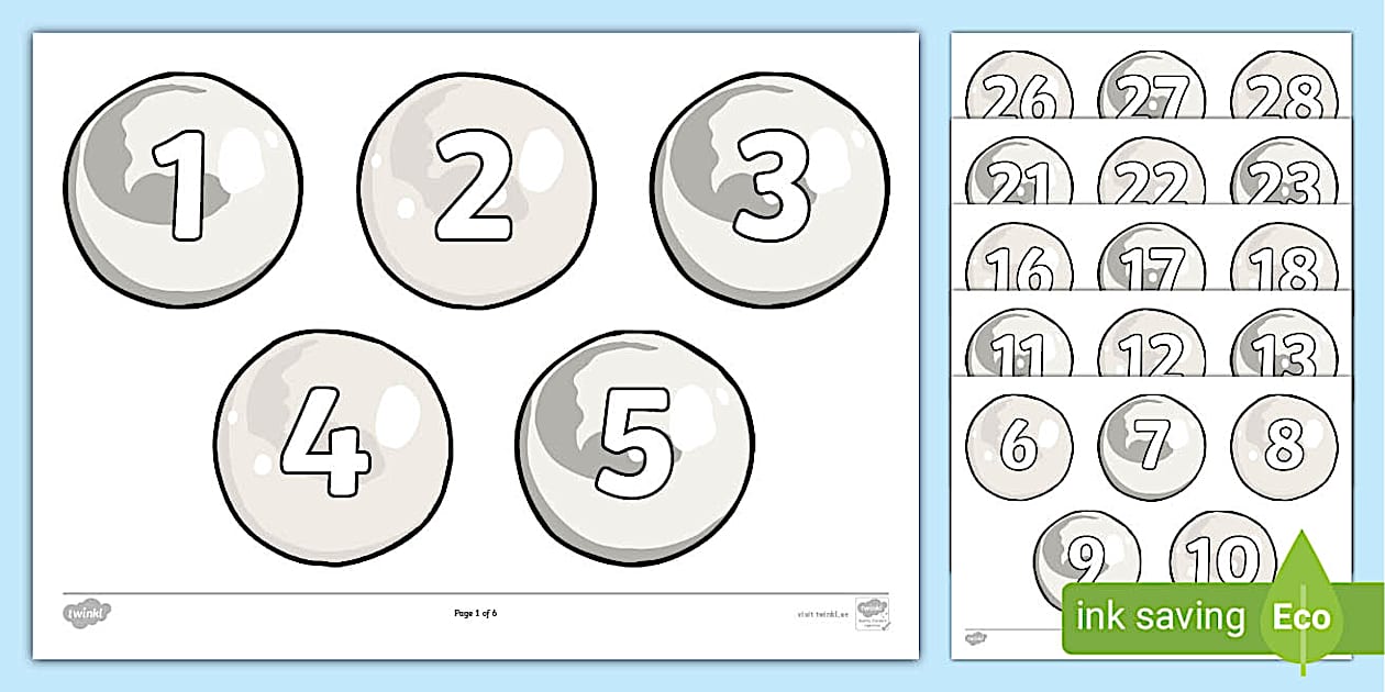 Number Pearls (l'insegnante ha fatto) - Twinkl