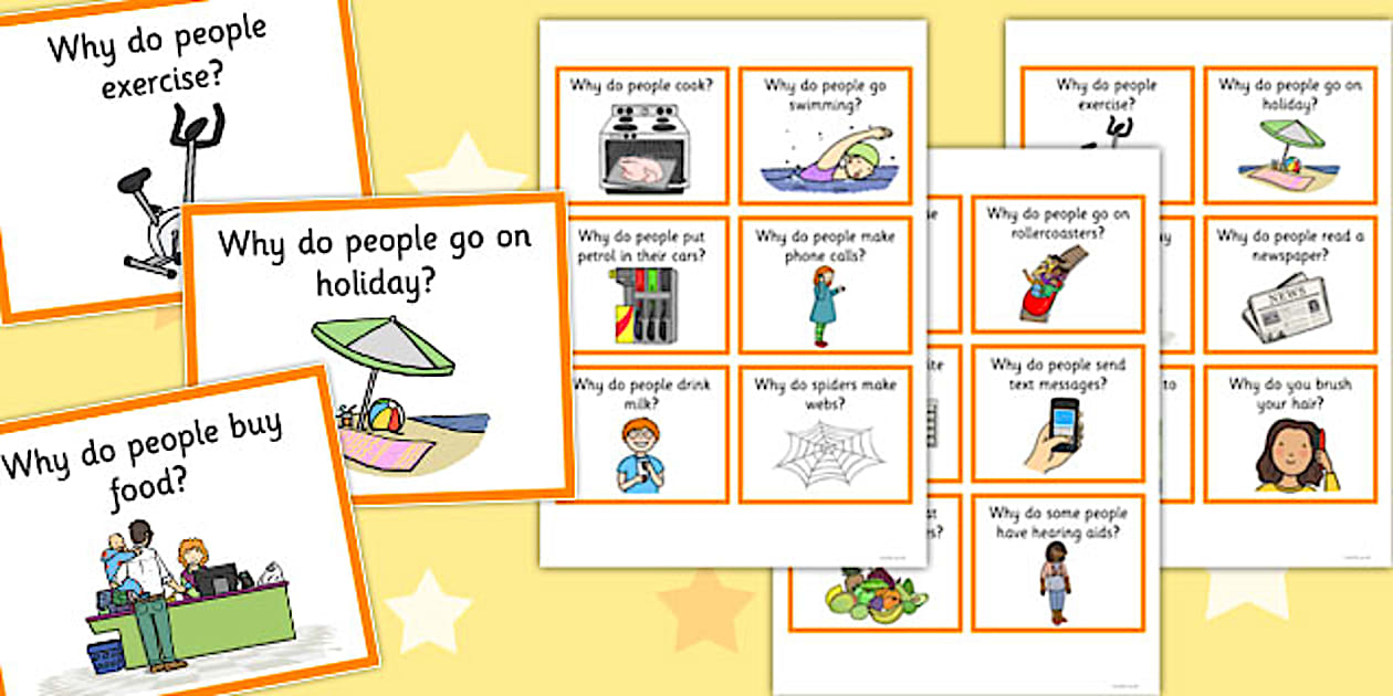 Why Question Cards 2 (teacher made) - Twinkl