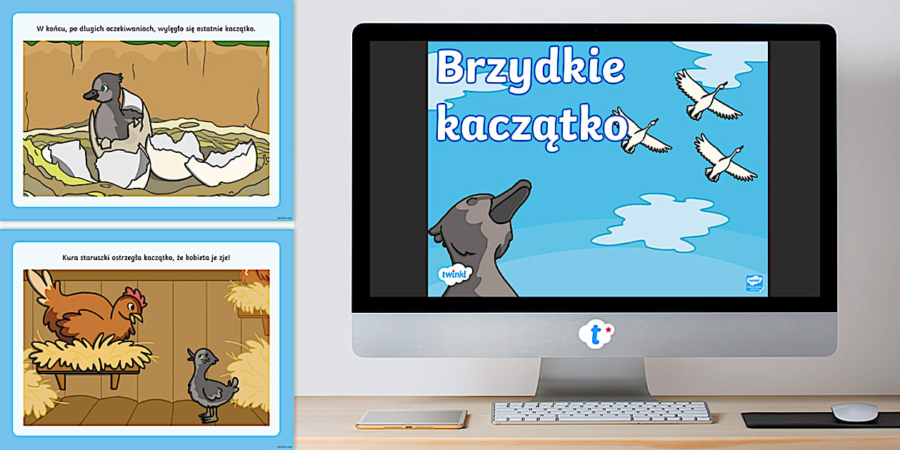 Hans Christian Andersen — Brzydkie kaczątko | Prezentacja
