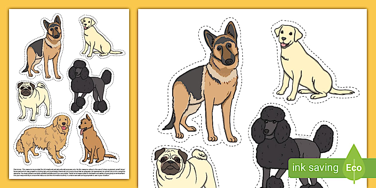 Dog Clip Art Cut-Outs