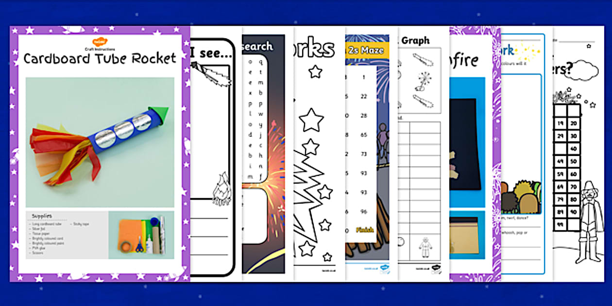 Top Ten KS1 Bonfire Night Activity Pack-Australia - Twinkl