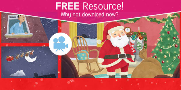 Free Twas The Night Before Christmas Animation Story