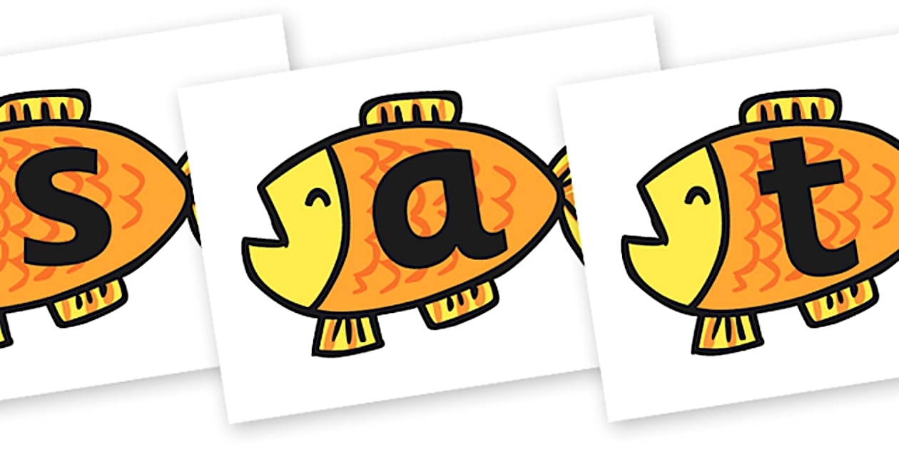 Editable Phase 2 on Fish to Support Teaching on Brown Bear, Brown Bear