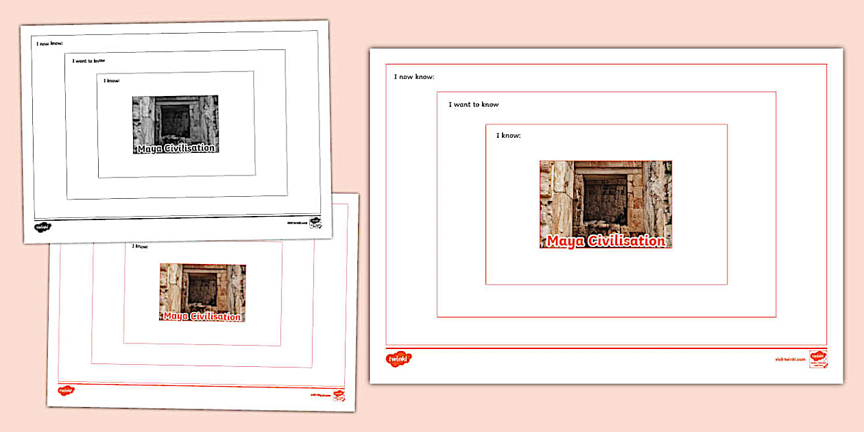 Maya Civilisation Topic Overview Writing Frame - Twinkl