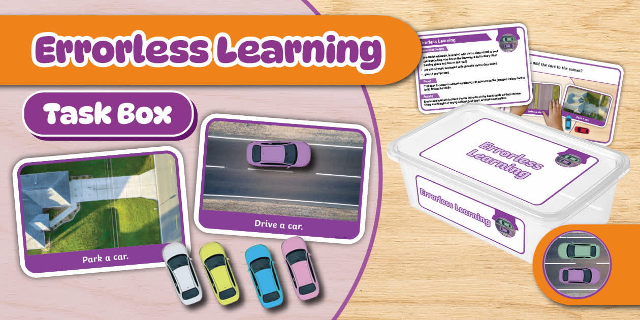 Errorless Learning Task Box Activity
