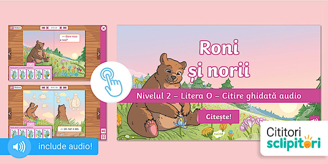 Litera O: Roni și norii – Citire și întrebări audio