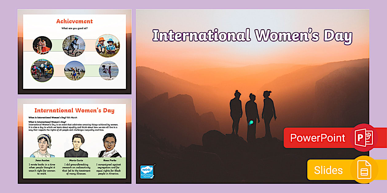 International Women's Day Informational PowerPoint & Google Slides for ...