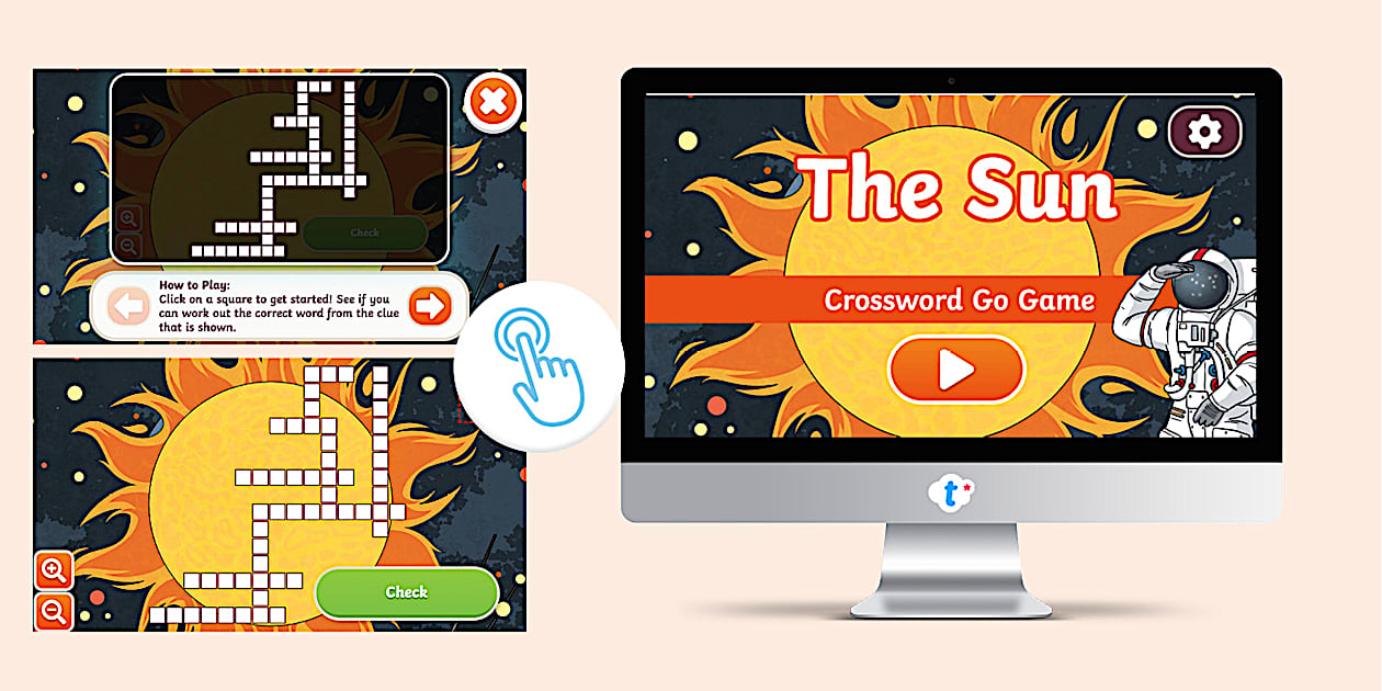 Gr 4 NS T4 The Sun Interactive Crossword (CAPS Aligned)