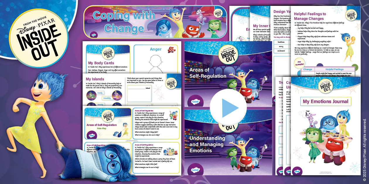 Inside Out: Emotions Learning Pack (teacher made) - Twinkl