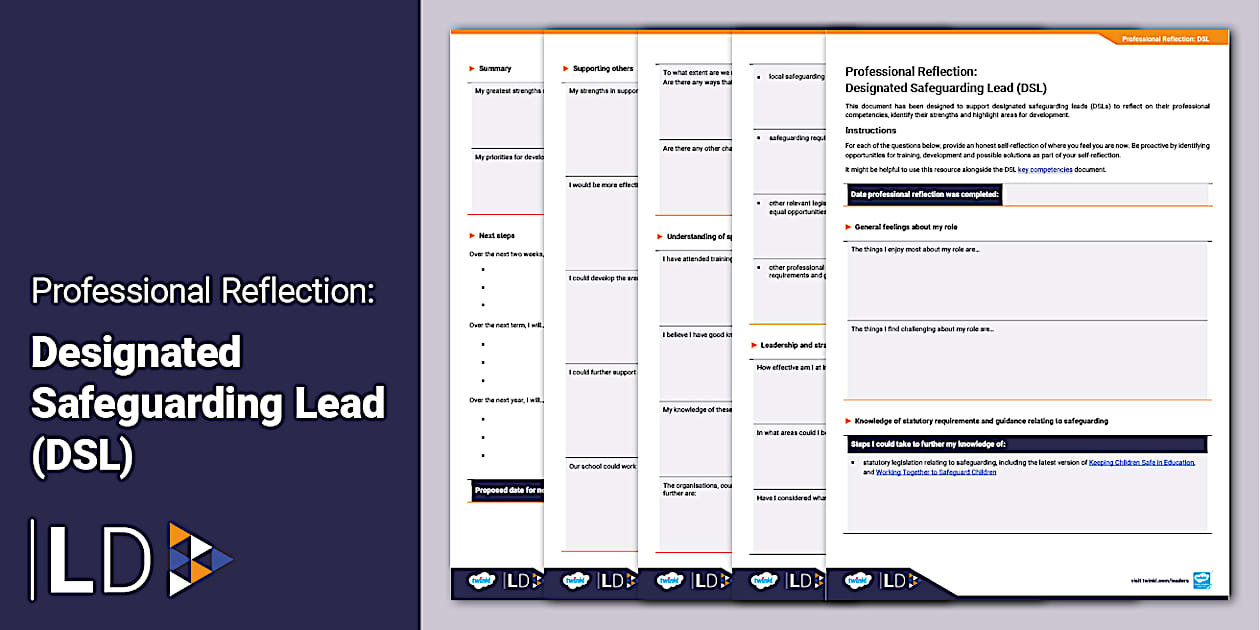 Safeguarding Reflection Questions Professional Reflection: Designated Safeguarding Lead - leaders