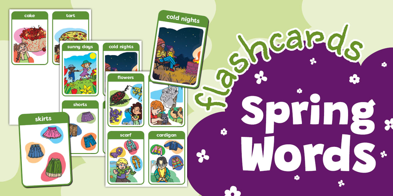 Let's Look at Spring Flashcards