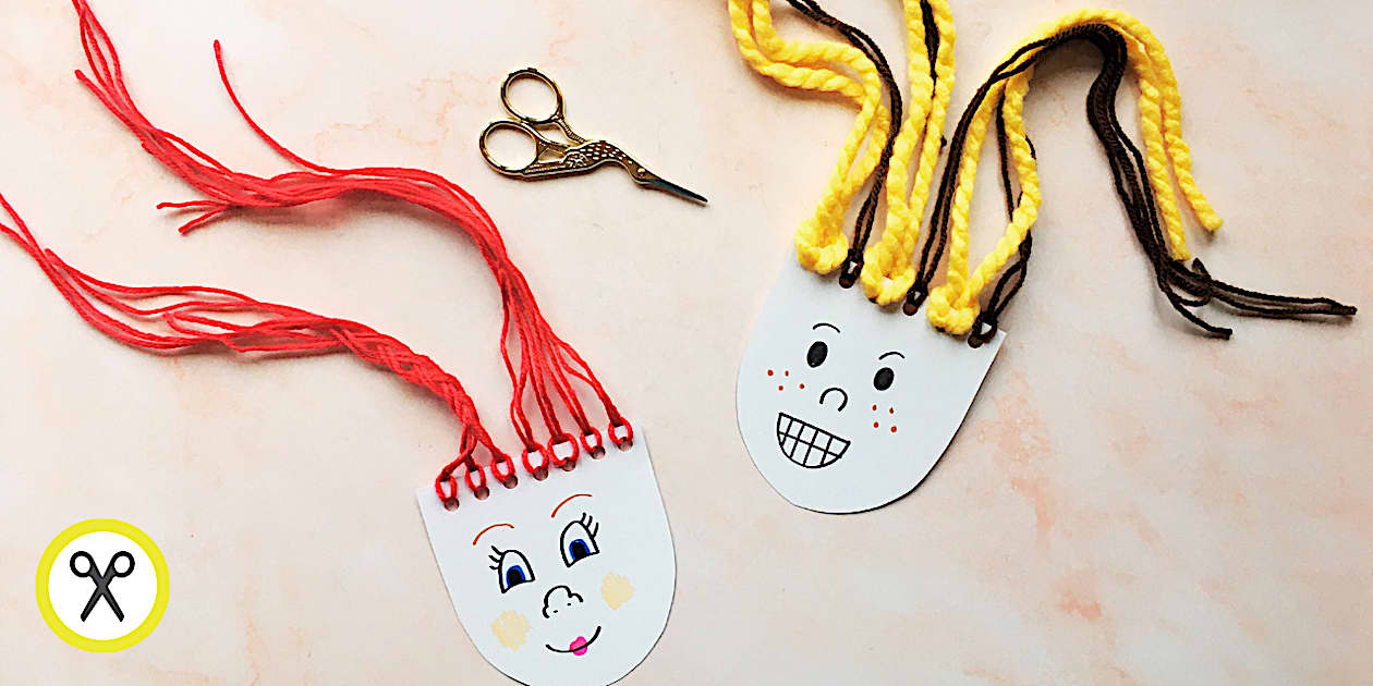 Cutting Skills Wool Hair Craft and Templates