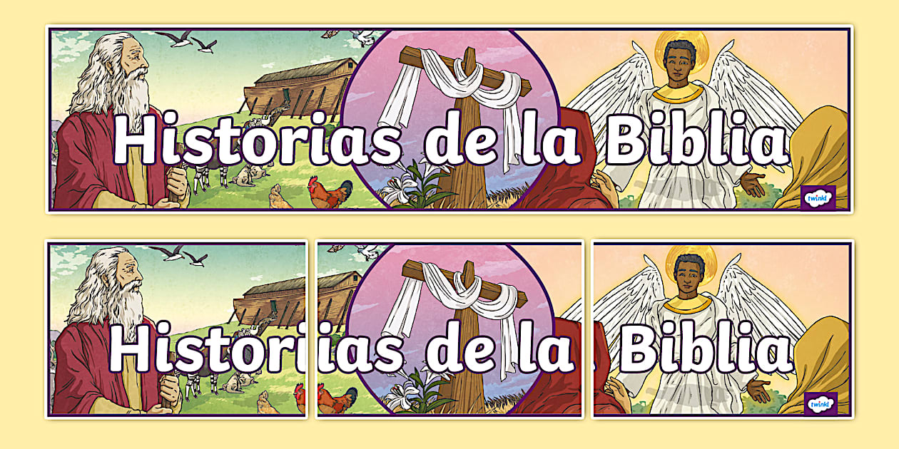 Banner: Historias de la Biblia | Educación religiosa Twinkl
