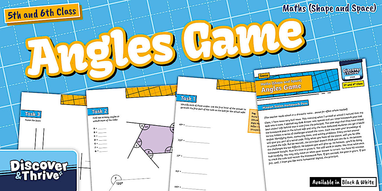 Angles Escape Room Learning Game