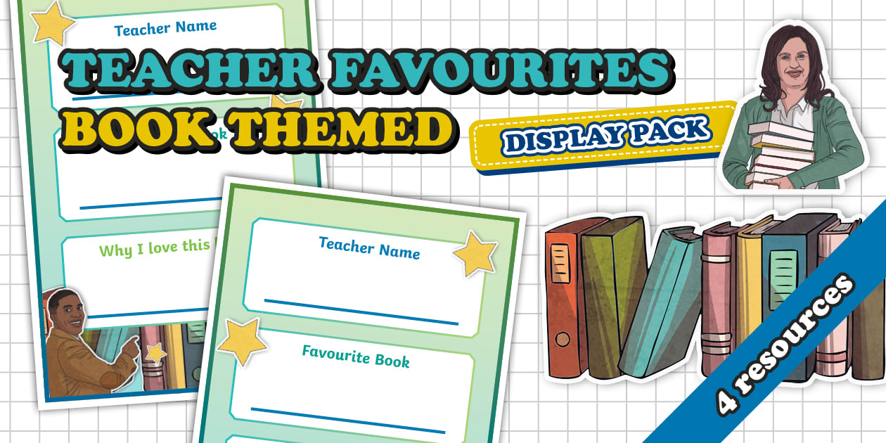 Teacher Favourites Book Display Pack (teacher made) Twinkl