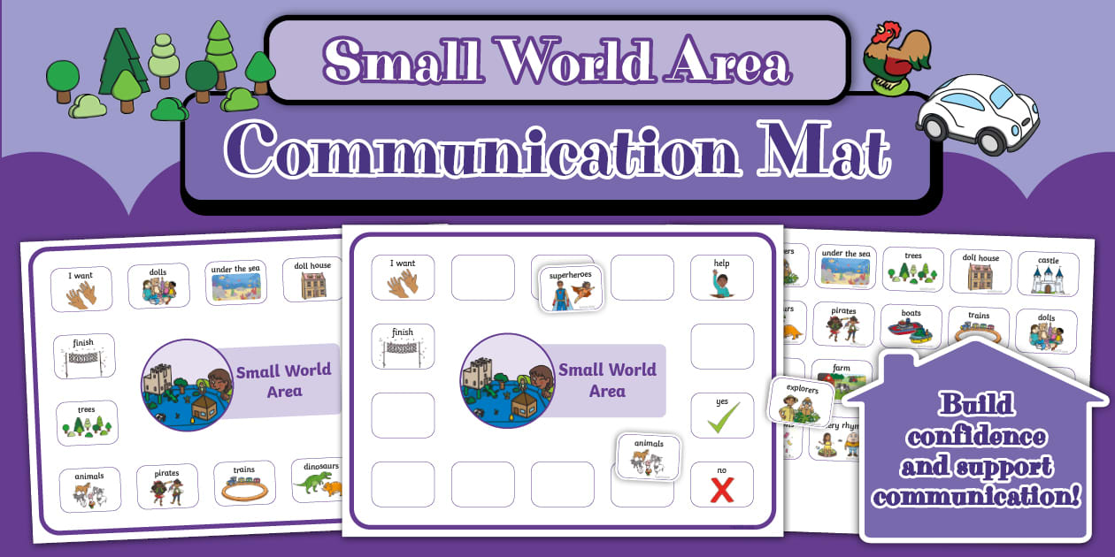 EYFS Small World Communication Mat