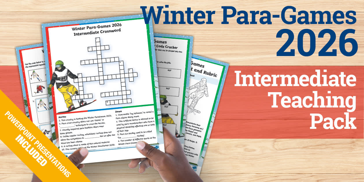 Winter Para-Games 2026 Teaching Pack
