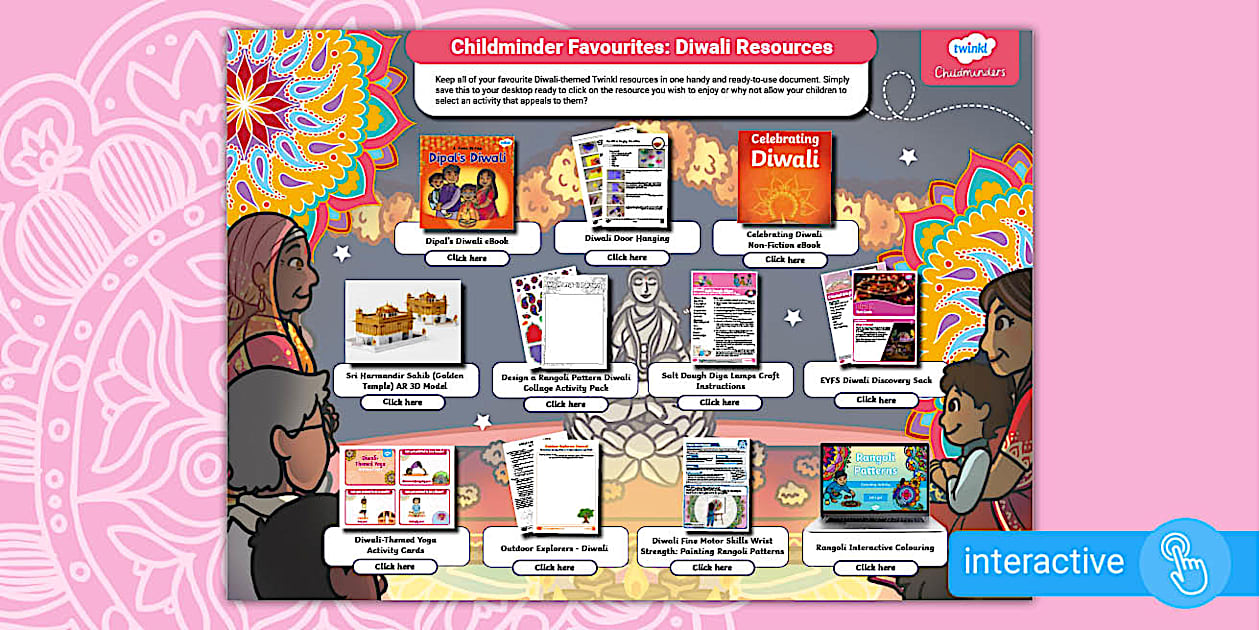 Childminder Diwali Resource Pack (teacher made) - Twinkl